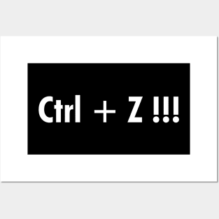 Ctrl+Z Posters and Art